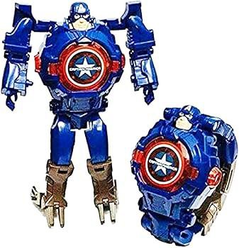 Captain America Projector Watch & Transformer Robot
