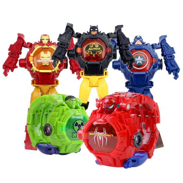 Superman Projector Watch & Transformer Robot