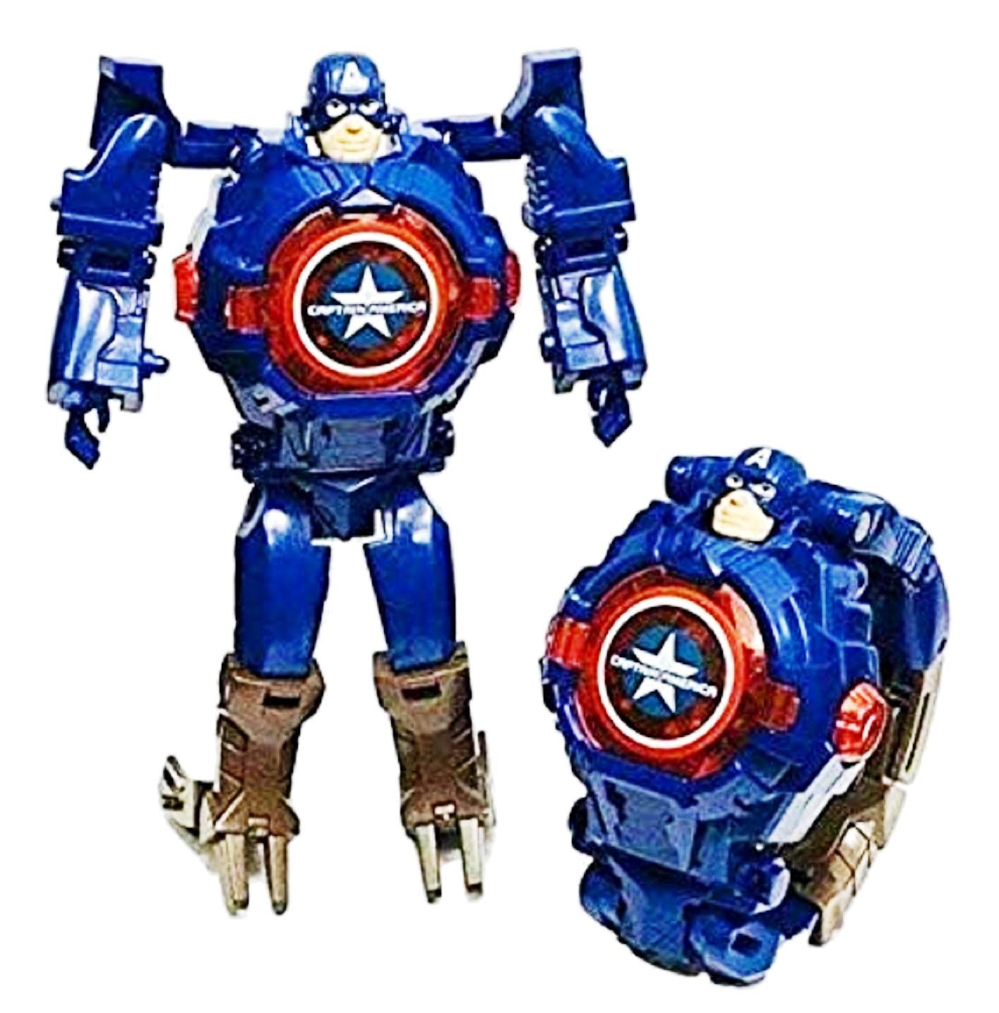Captain America Projector Watch & Transformer Robot